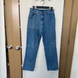 Harley Davidson Women's 8 Blue Medium Wash‎ High Rise Straight Leg Jeans